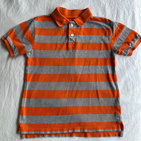 Children’s Place Boy’s Orange & Gray Polo Size: Boy’s 7/8 - Picture 1 of 6